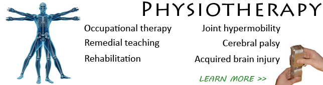 Psysiotherapy software for movment rehabilitation